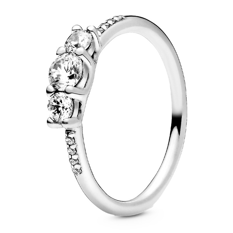 Pandora Anelli Anello in argento sterling con glitter da favola 196242CZ
