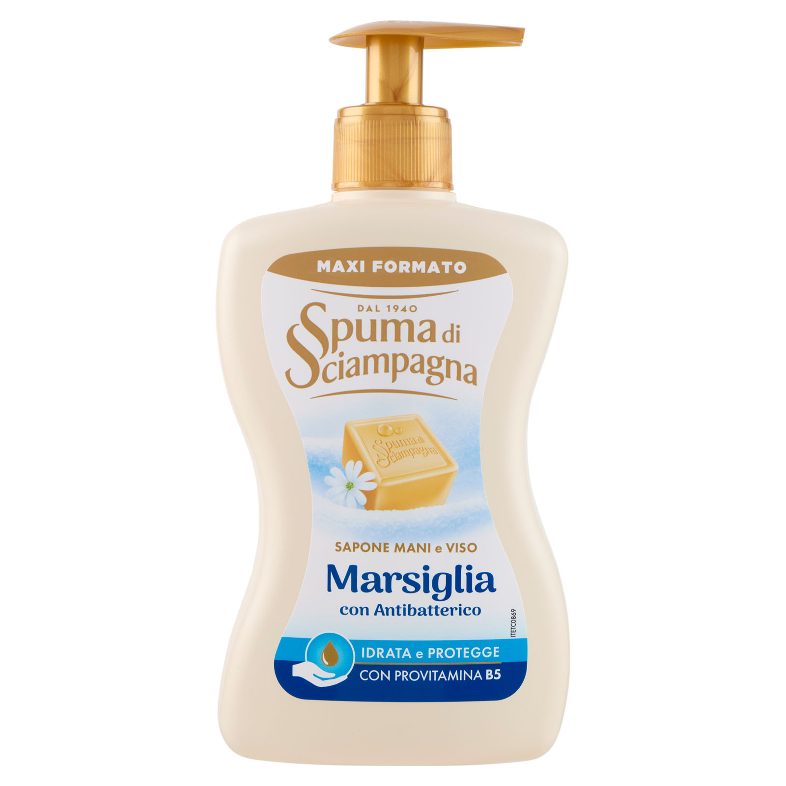 Sapone Mani E Viso Marsiglia Con Antibatterico 430 ml