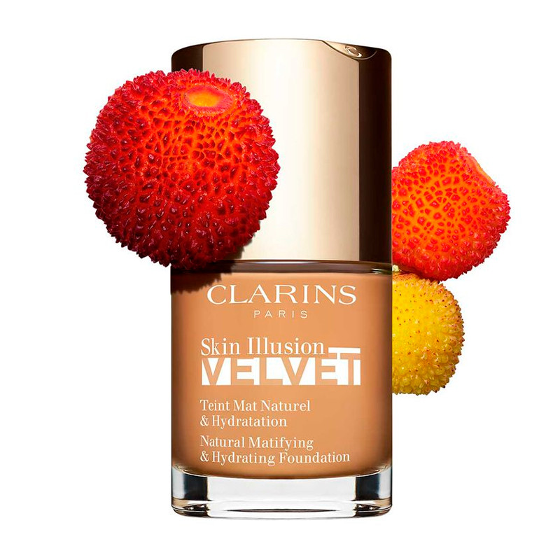 Clarins Fondotinta Skin Illusion Velvet Makeup Siero finitura opaca 114N