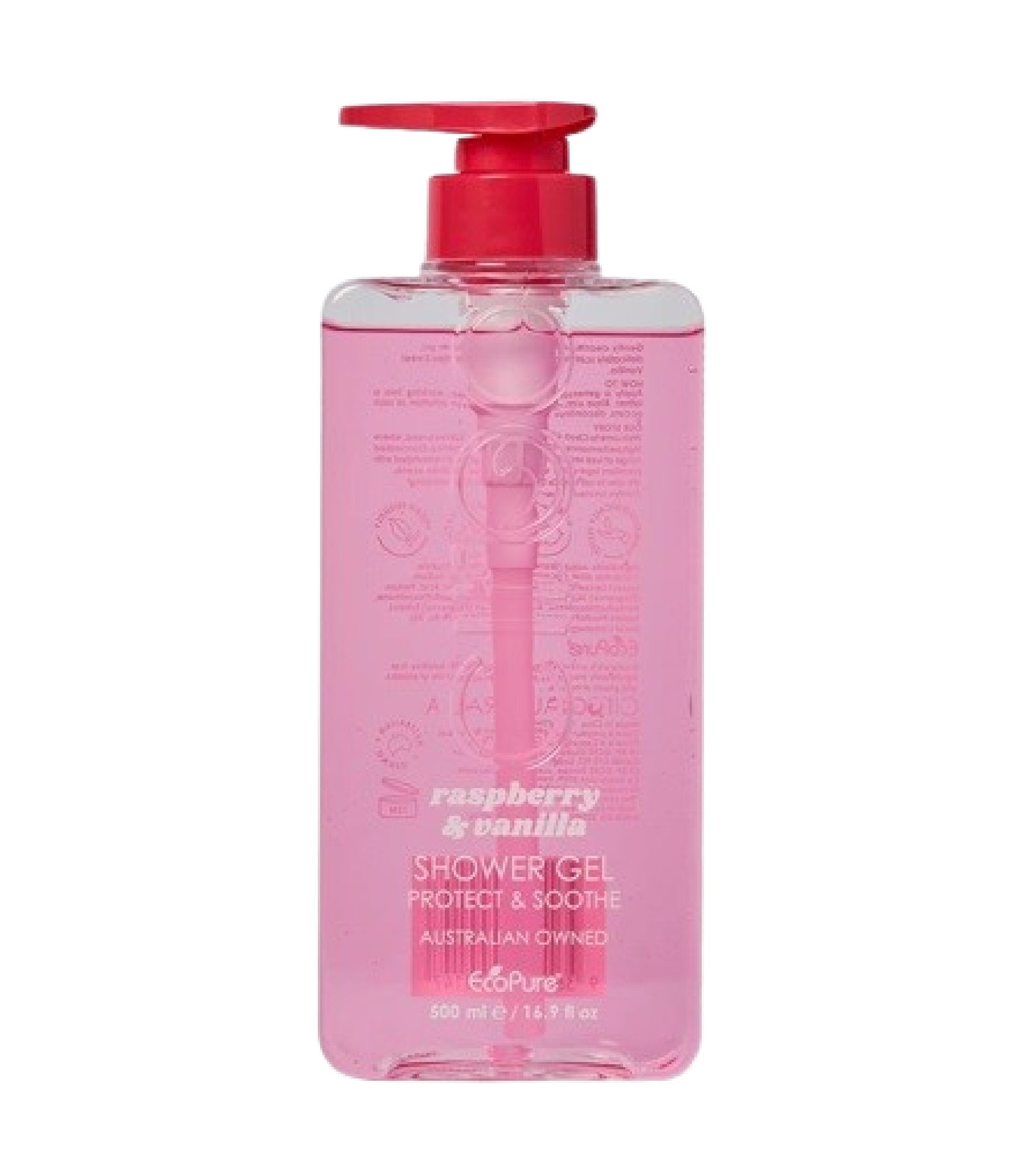 Raspberry & vanilla Shower gel 500ml - Protegge e Lenitivo