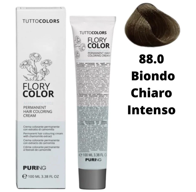 Puring - Flory Color Tintura 88.0 Biondo chiaro intenso
