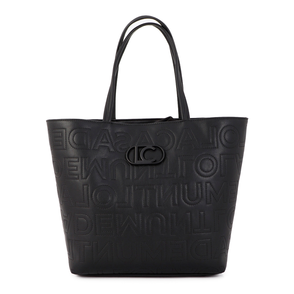 Lola Casademunt Borse da donna, articoli da toeletta e valigie Borsa shopper destrutturata con cuciture monogramma