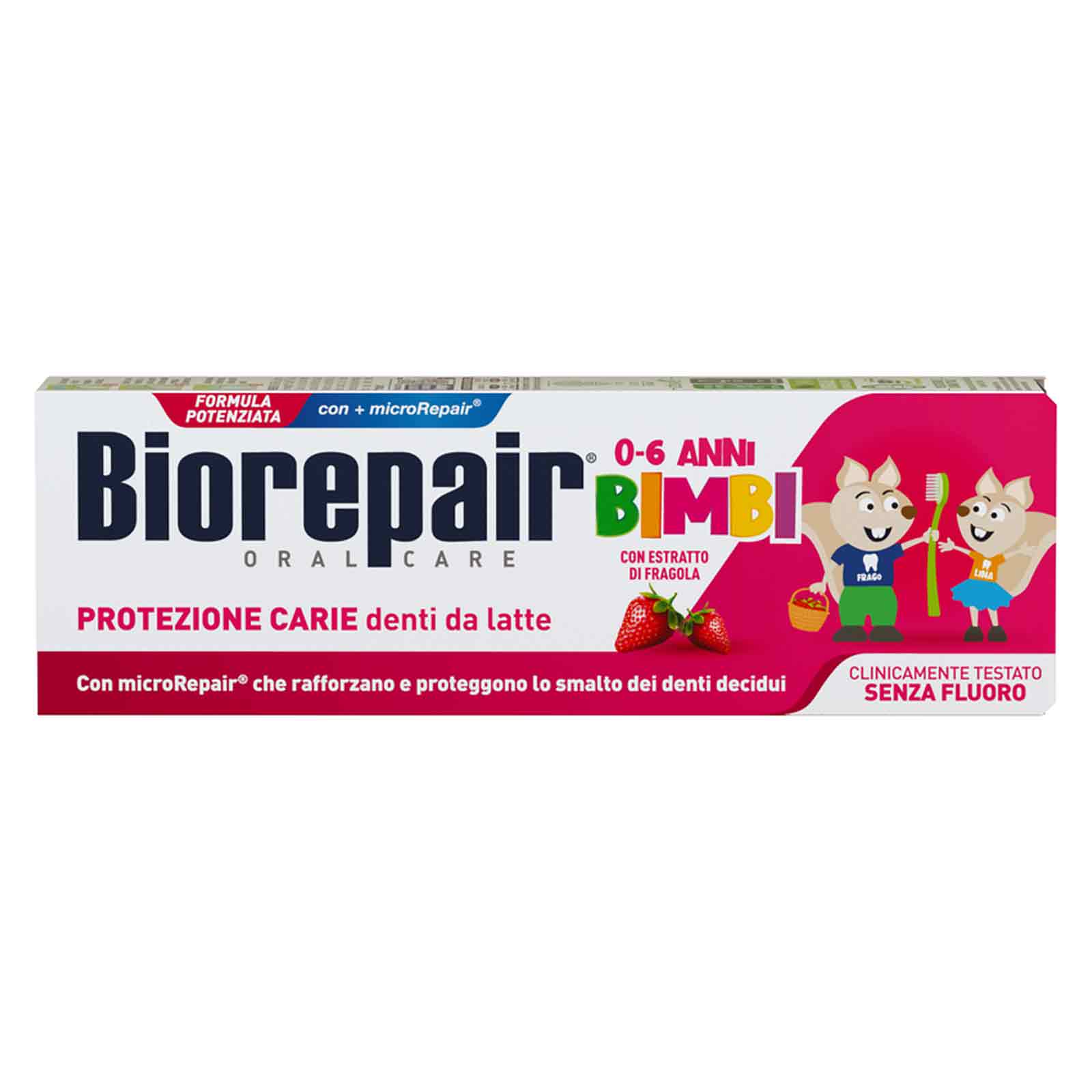 Dentifricio Protezione Carie Bimbi 0-6 Anni Denti Da Latte 50 ml