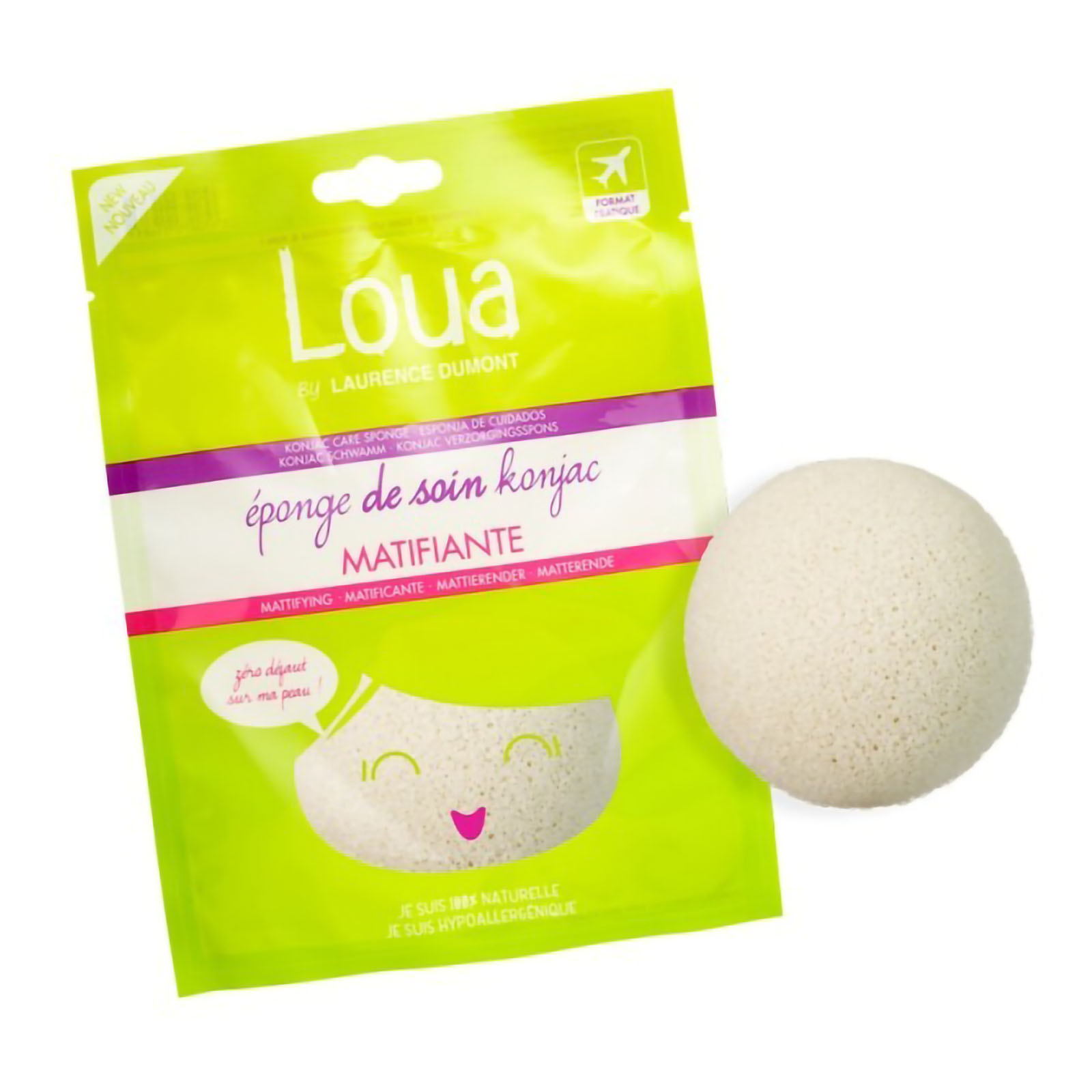 Spugna Konjac Opacizzante Togli Trucco Pelli Miste E Grasse