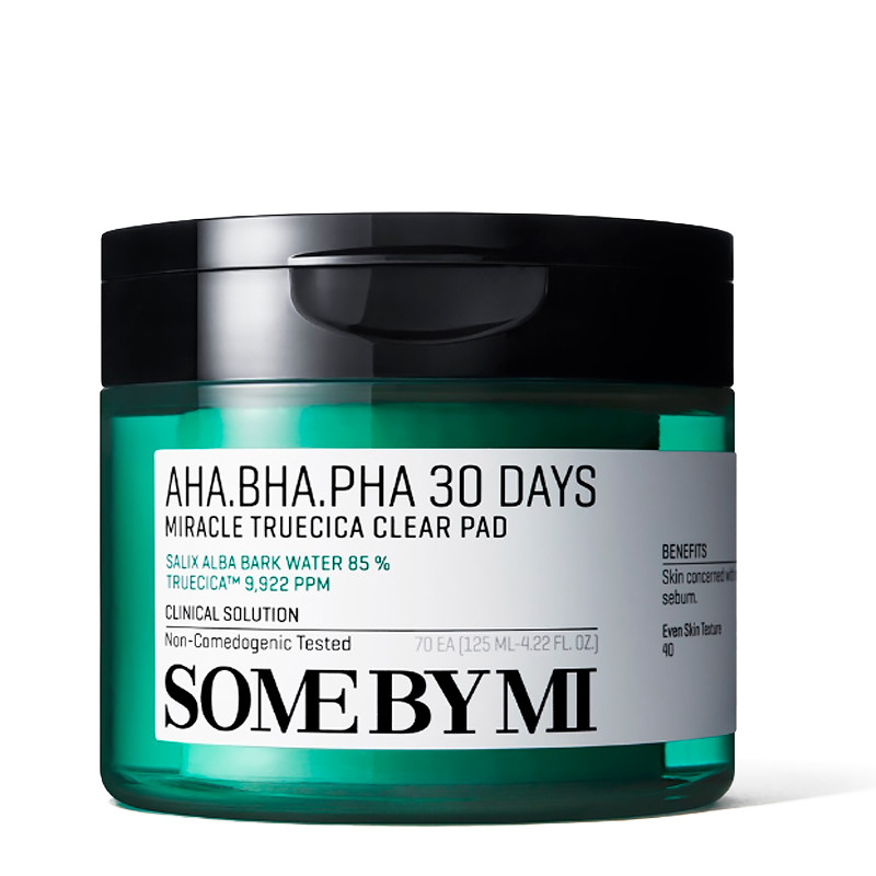 Some By Mi Trattamenti Viso Aha Bha Pha 30 Days Miracle Truecica Clear Pad Dischi esfolianti