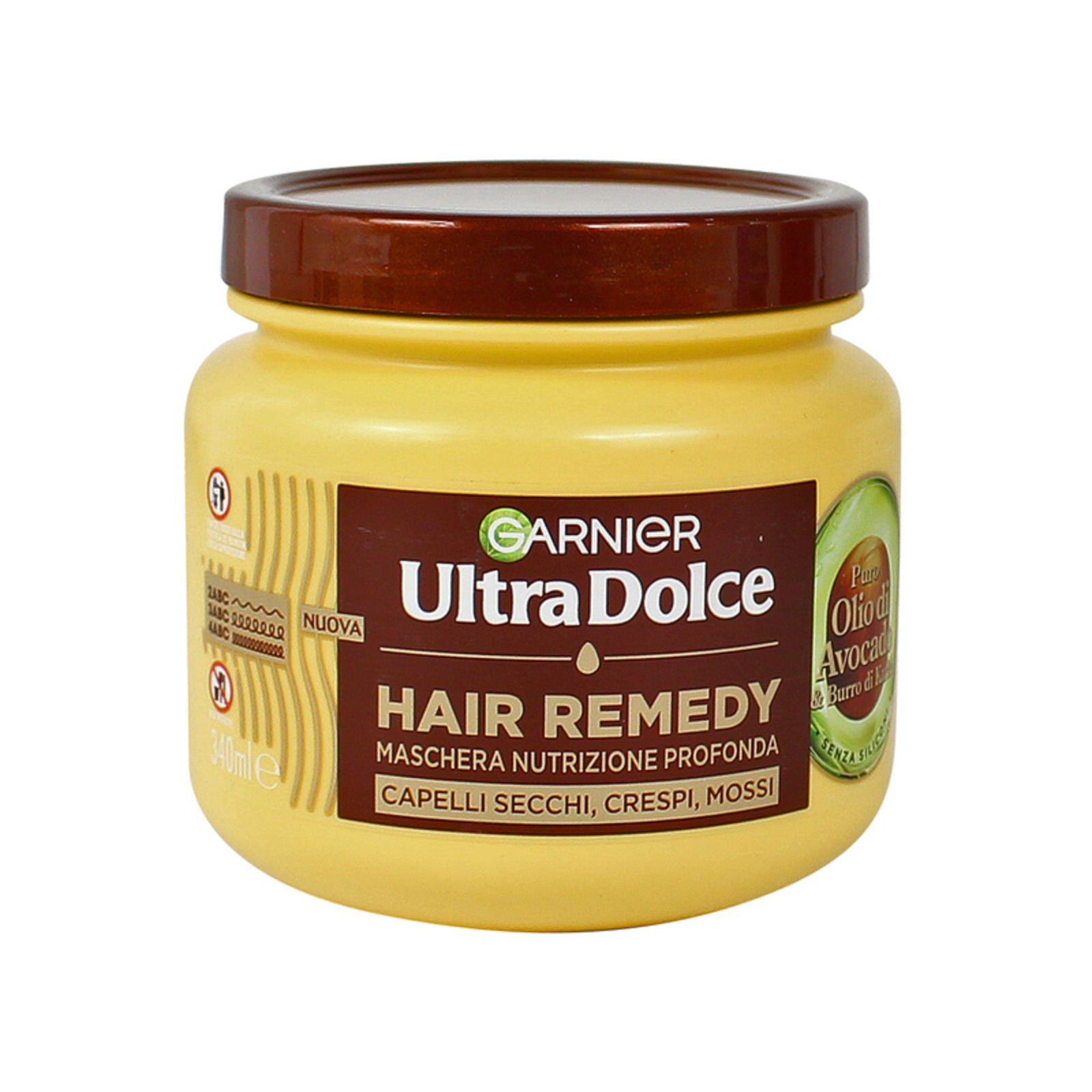 Ultra Dolce Hair Remedy Maschera Per Capelli Ultra Nutriente, Avocado 340 ml
