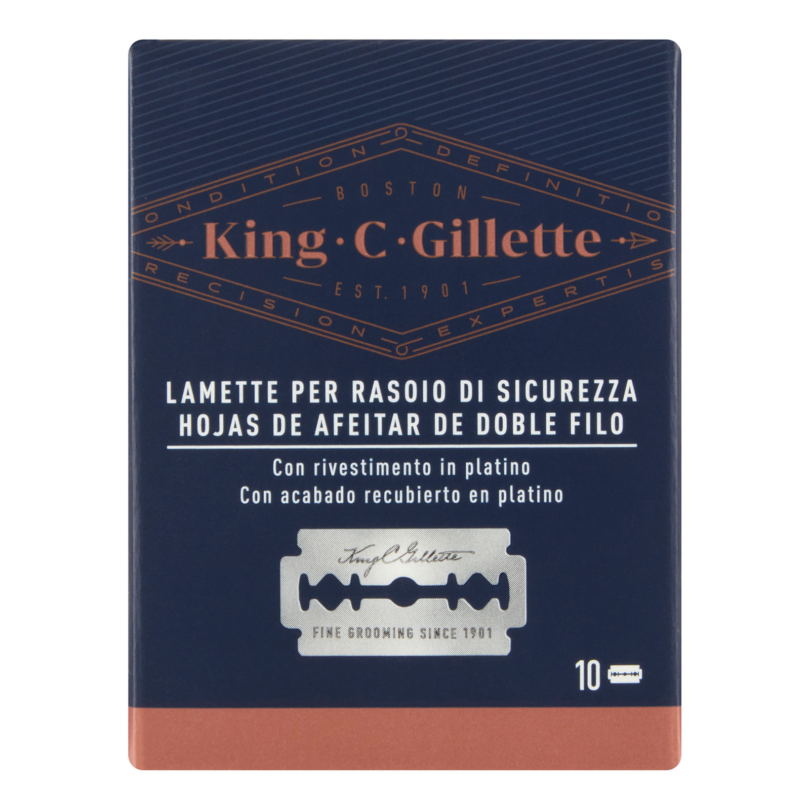 Lame Di Ricambio Per Rasoio Di Sicurezza Da Uomo 10 Ricariche