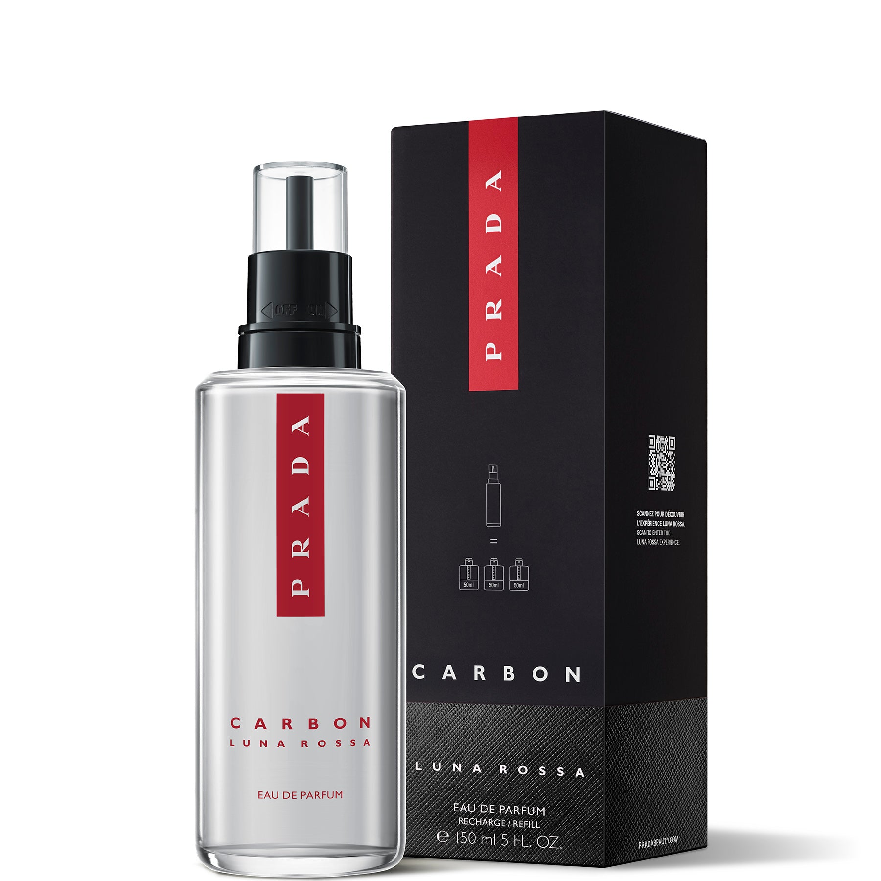 Luna Rossa Carbon Eau de Parfum - 150 ML Ricarica