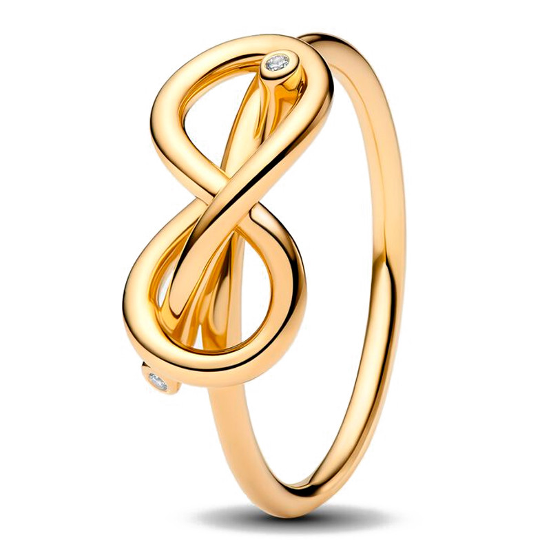 Pandora Anelli Infinity Knot Ring 163759C01