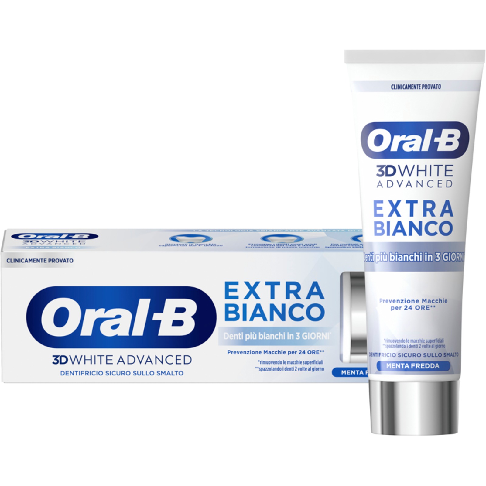Dentifricio 3d White Advanced Extra Bianco Menta Fredda 75 ml