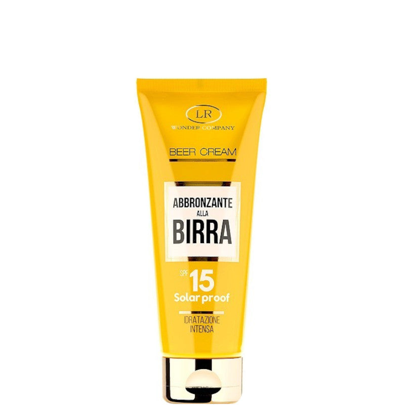 BEER CREAM - Abbronzante alla Birra Viso/Corpo SPF 15 100 ML - 100 ML