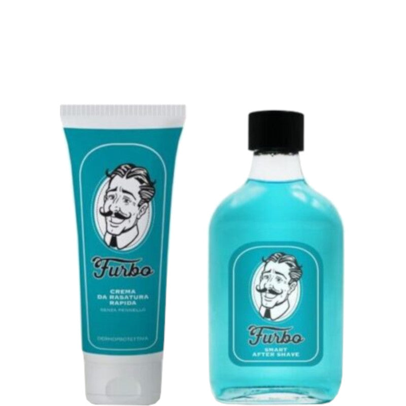 Crema da Rasatura Rapida + Lozione Dopobarba Confezione 100 ML Crema da Rasatura + 200 ML - 100 ML Crema da Rasatura + 200 ML Lozione Dopobarba