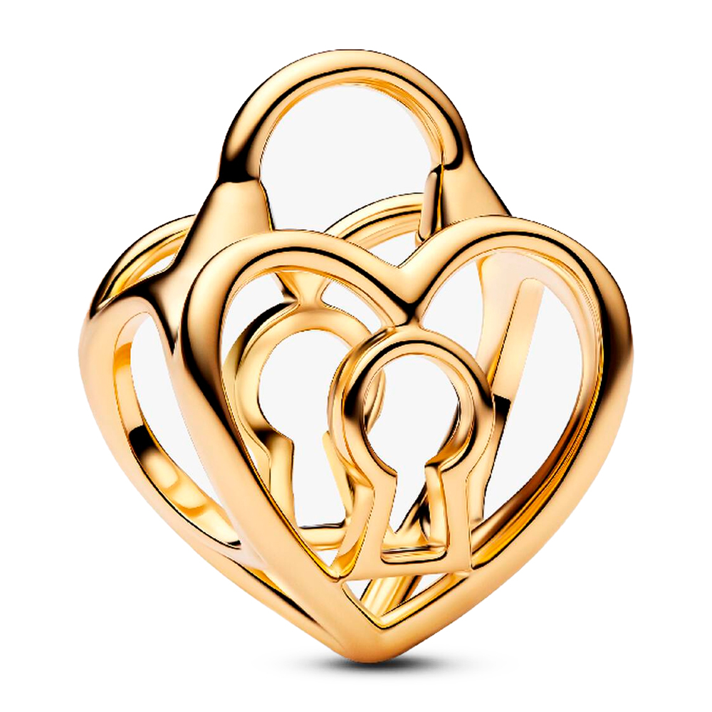Pandora Charms Ciondolo a forma di lucchetto a cuore in filigrana