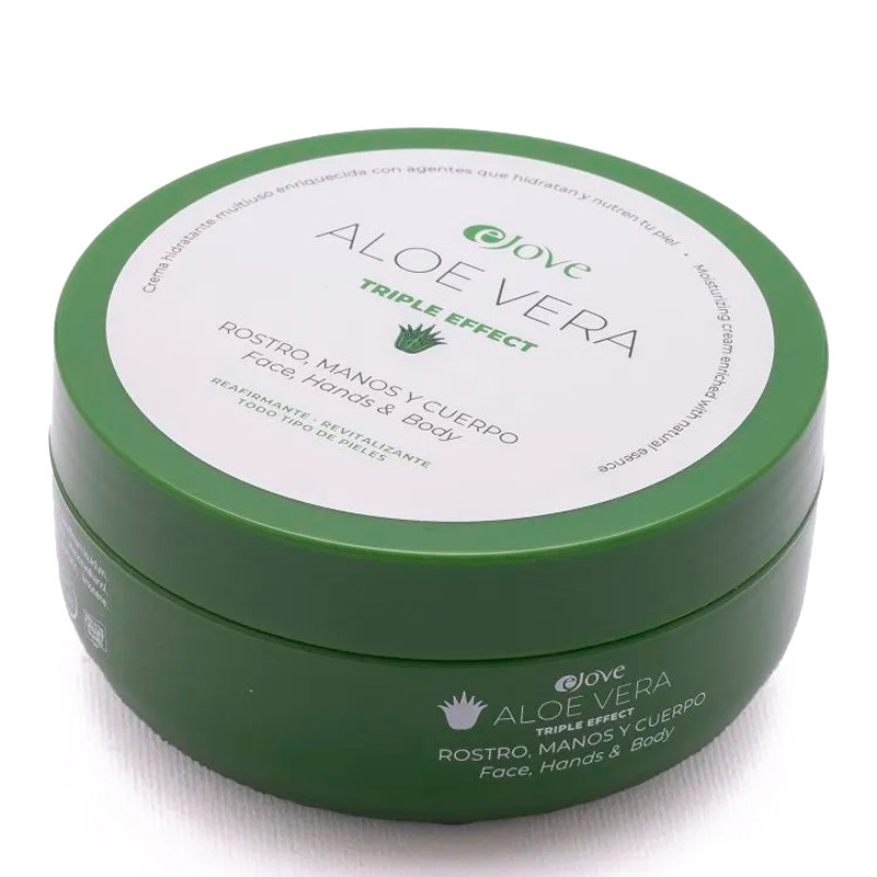 Ejove Trattamenti Viso Aloe Vera Triple Effect Crema per mani, viso e corpo