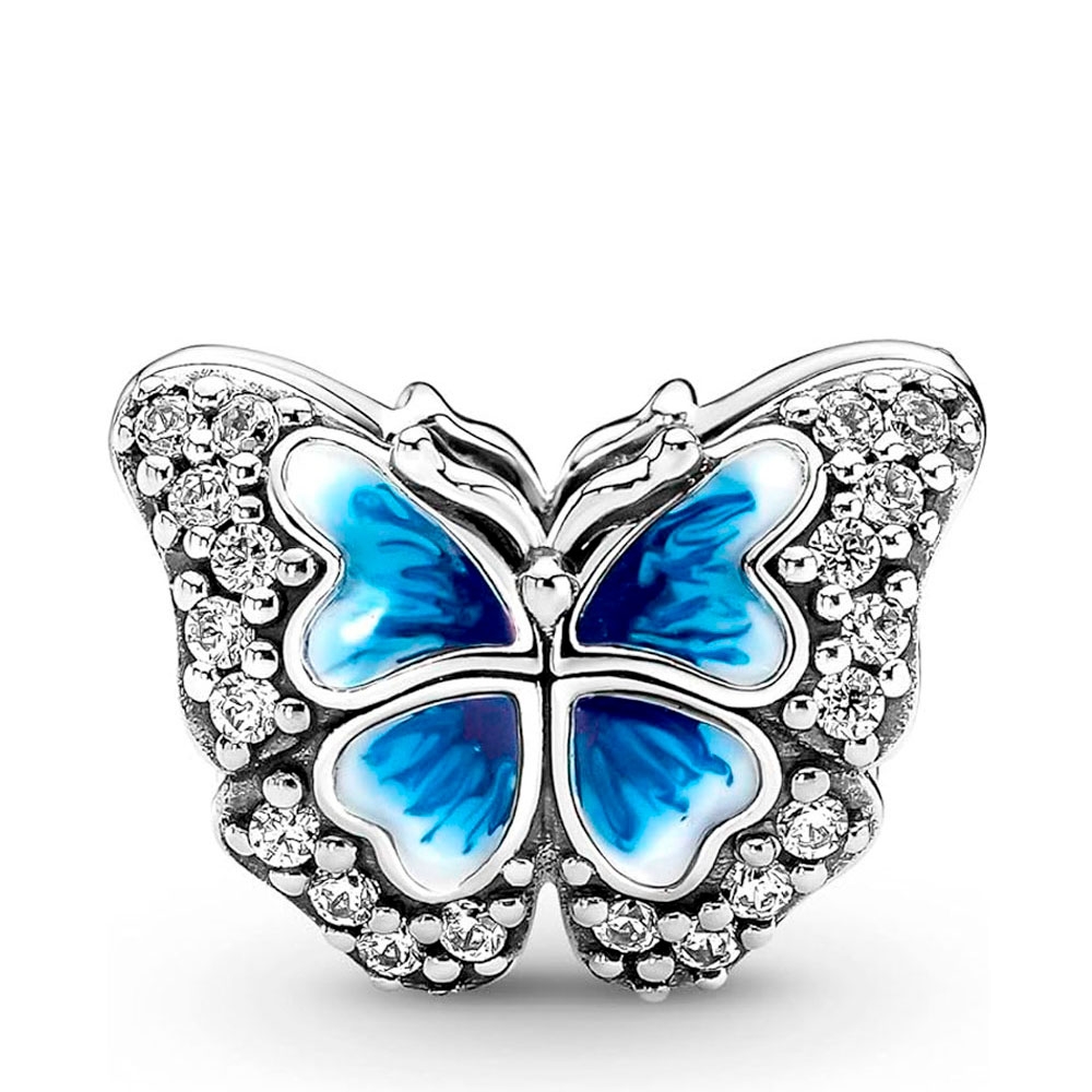 Pandora Charms CIONDOLO FARFALLA BLU LUMINOSO 790761C01