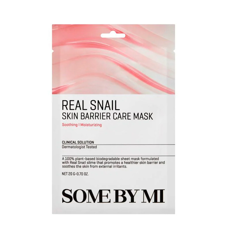 Some By Mi Trattamenti Viso Snail Skin Barrier Care Mask Maschere viso rigeneranti e nutrienti