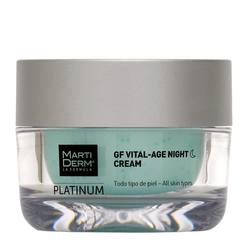 Martiderm Facciale Crema notte Platinum GF Vital-Age Crema antirughe - Antietà