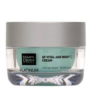 Martiderm Facciale Crema notte Platinum GF Vital-Age Crema antirughe - Antietà