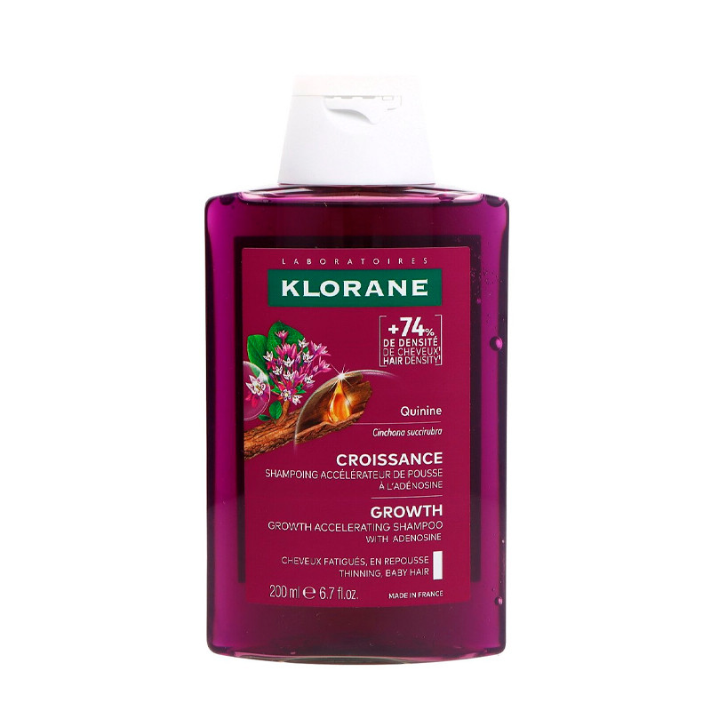 Klorane Shampoo Quinine Shampoo Shampoo che accelera la crescita con adenosina