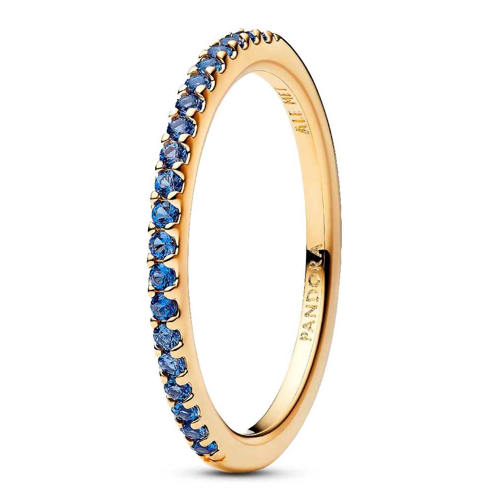 Pandora Anelli Anello a fascia blu brillante 162999C02