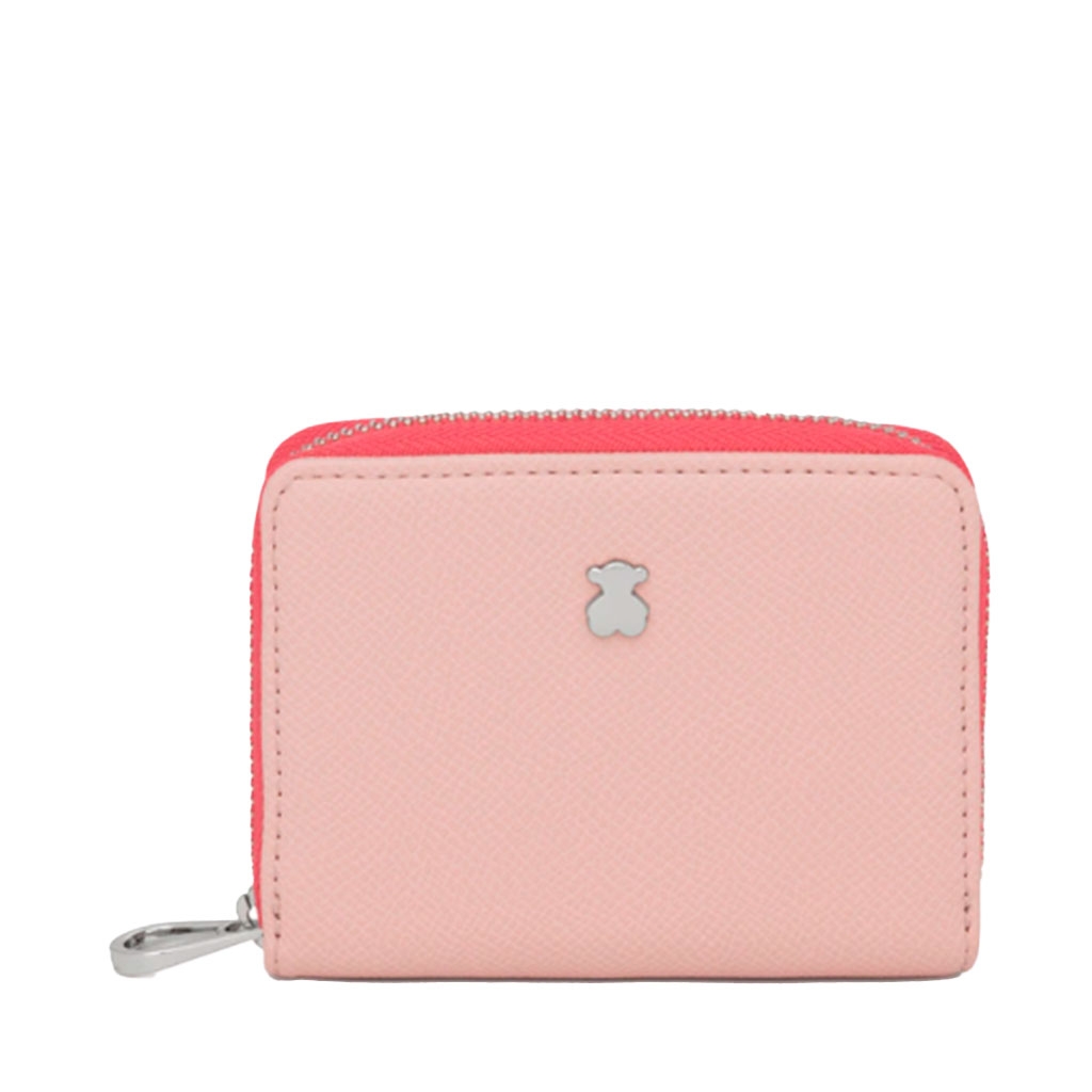 Tous Portafogli e portamonete da donna Borsa Dubai rosa con chiusura TOUS