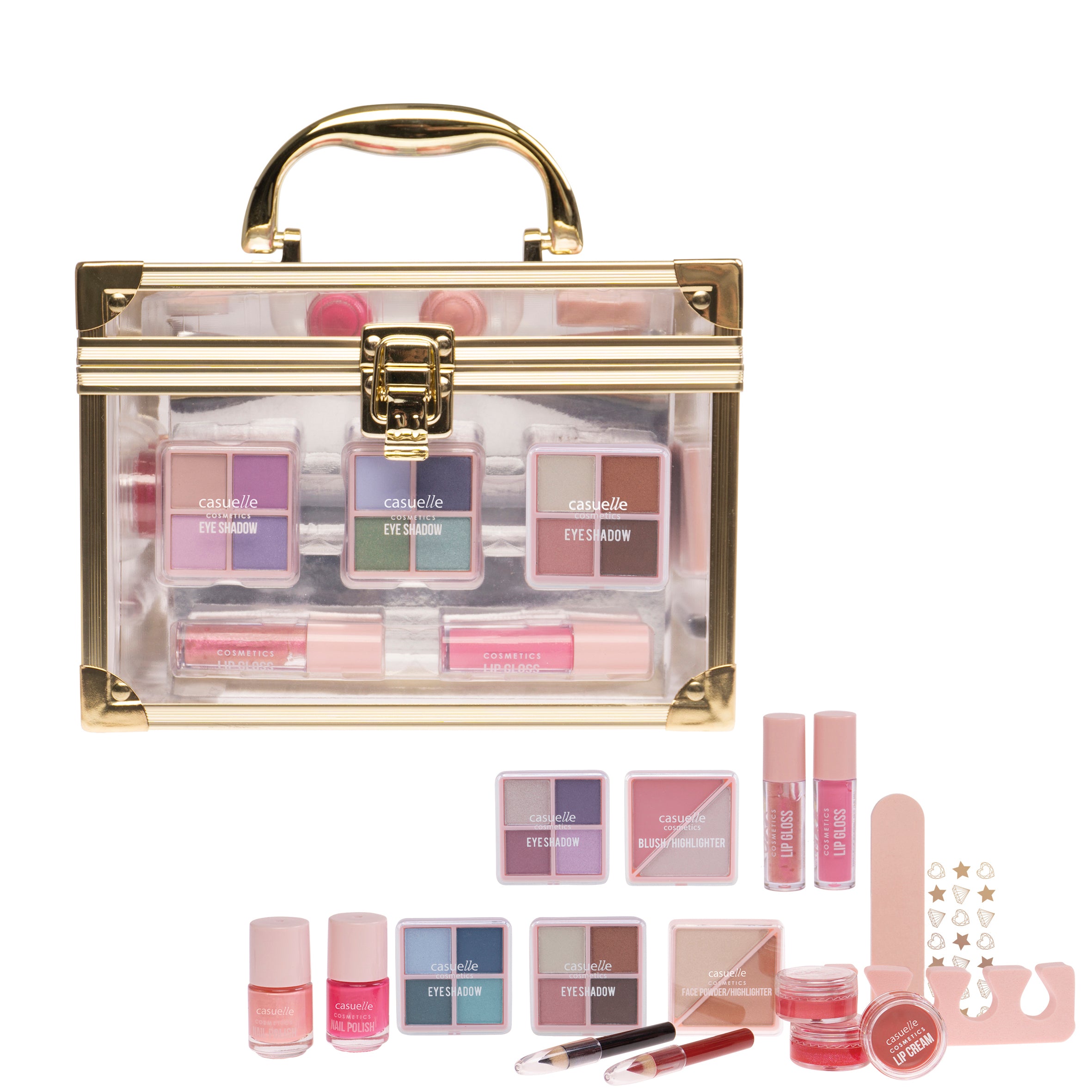 Naima Cosmetic Case Make-up Gold M