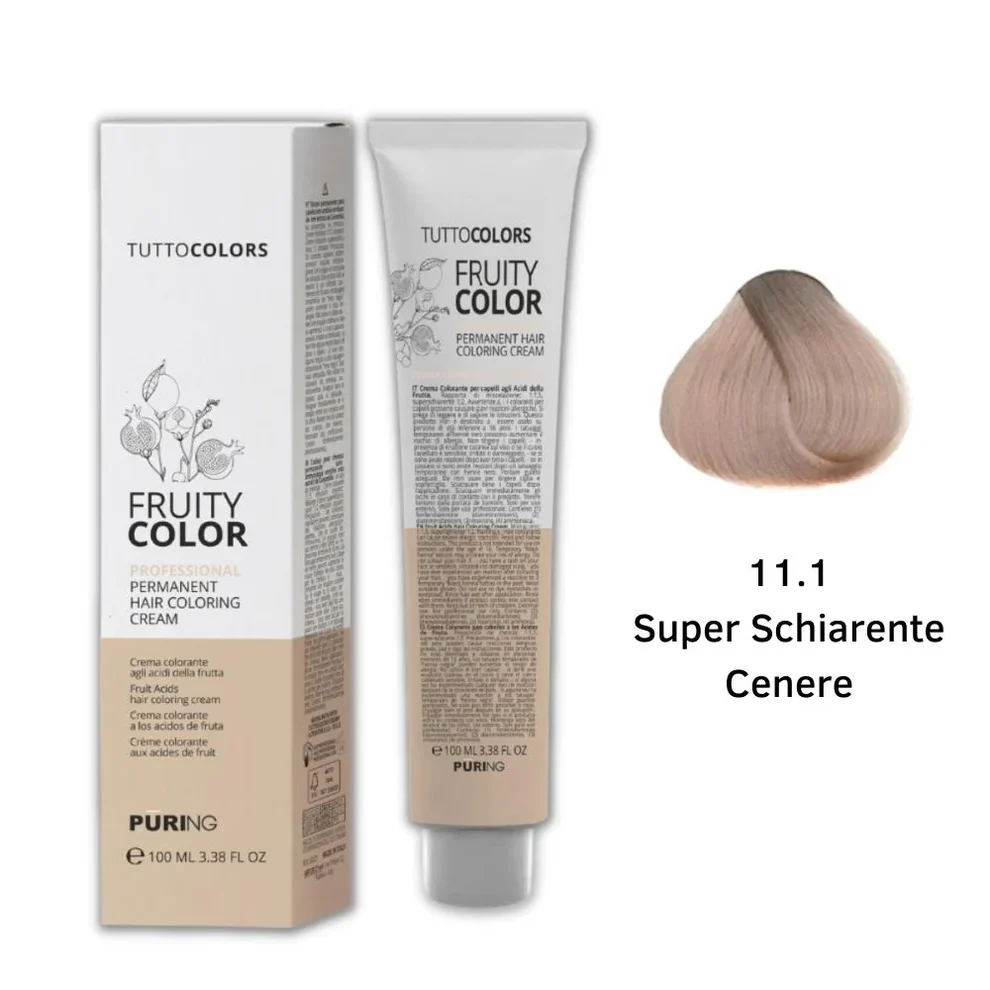 Puring - Fruity Color Tintura 11.1 Superschiarente cenere