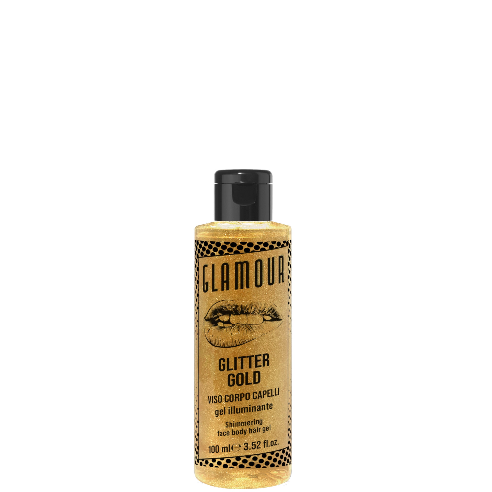 Glamour Glitter Gold Gel Illuminante Viso Corpo Capelli - 100 ML