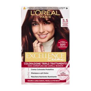 Excellence Colorazione Triplo Trattamento Castano chiaro mogano 5.5