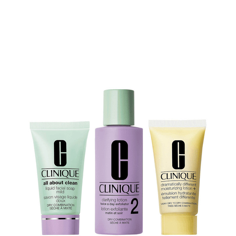 3 Step to Clean Pulizia + Esfoliazione + Idratazione - Pelle Secche e Miste - 30 ML