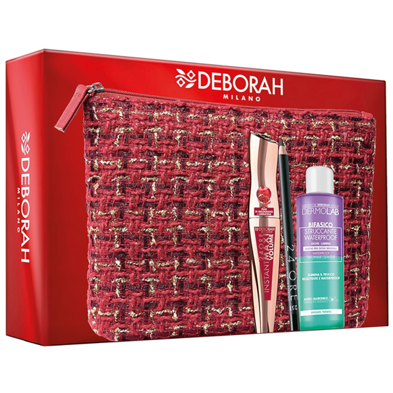 Pochette Foderata Colore Rosso