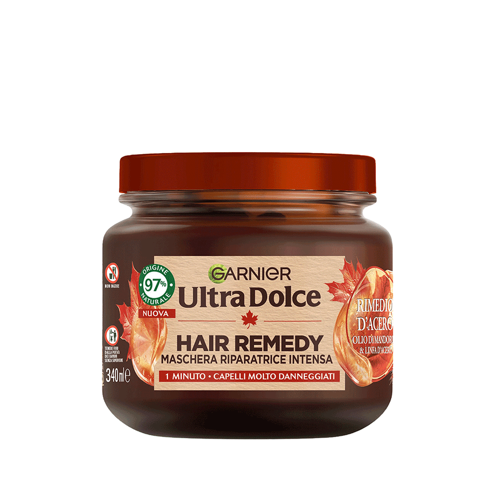 Garnier Ultra Dolce - Maschera Hair Remedy Mandorle e Acero 340 ml