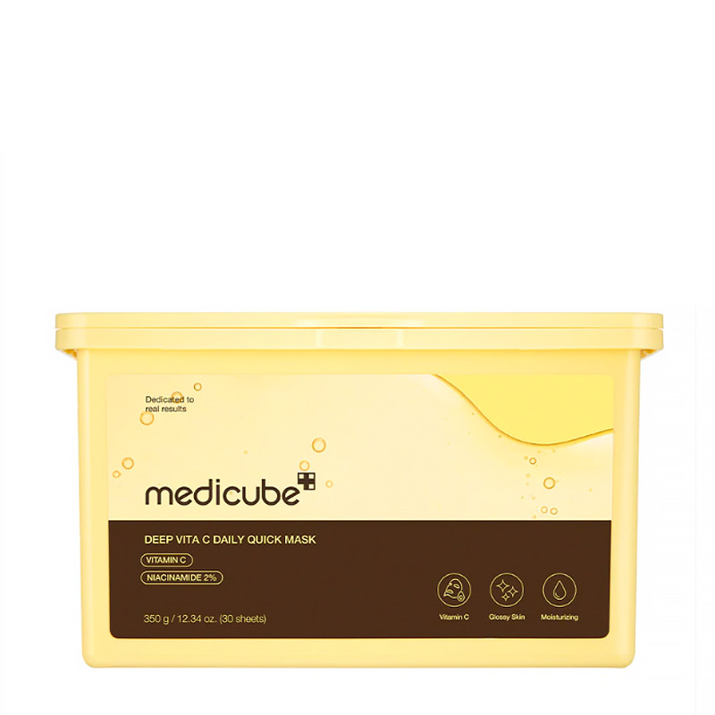 Medicube Trattamenti Viso Deep Vita C Daily Quick Masks Maschera viso alla vitamina C