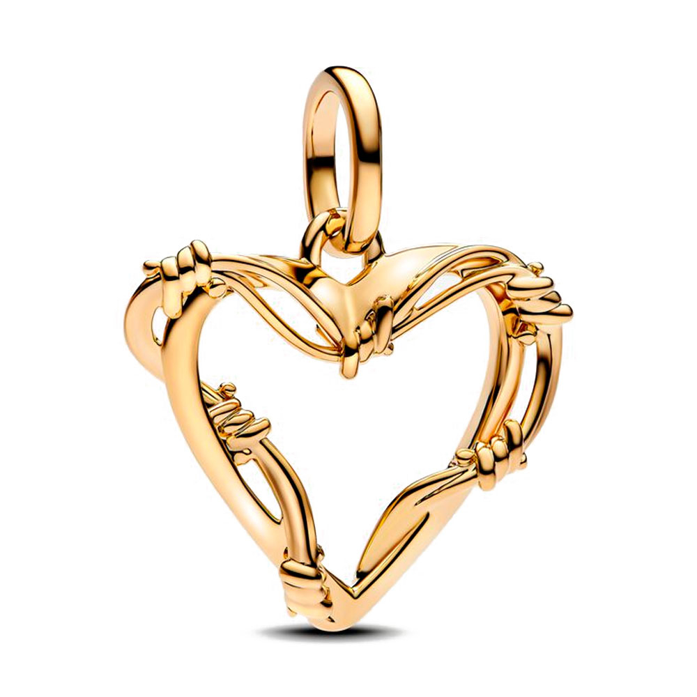 Pandora Charms Pandora ME Wire Charm con medaglione a cuore 762526C00