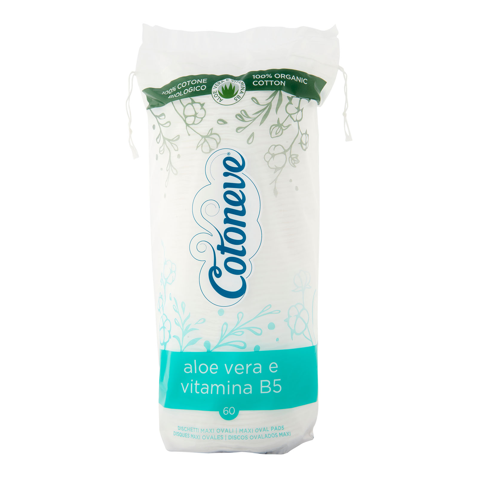 Dischetti Maxi Ovali Aloe & Vitamina B5 60 Pz