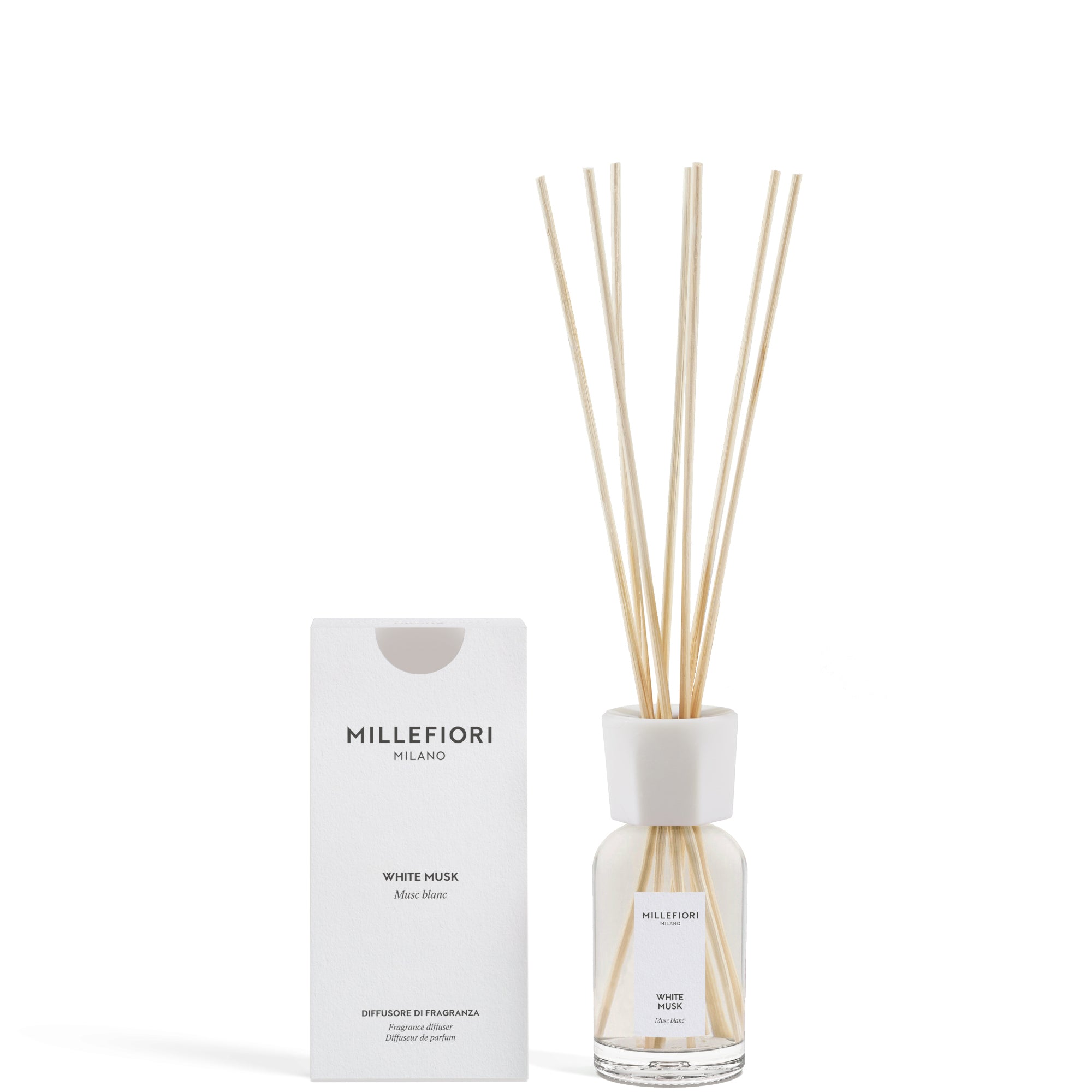 Millefiori Milano Diffusore a Bastoncini White Musk - 100 ML
