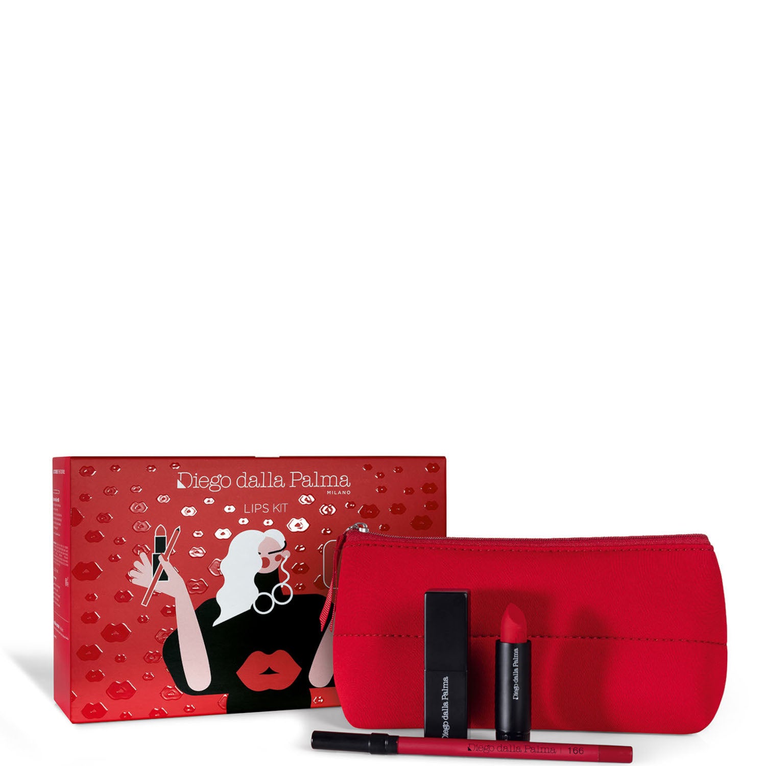 Il Rossetto Lumi-Matt Refill System Confezione - N. 37 ROSSO