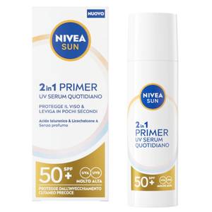 Sun 2in1 Primer Uv Serum Quotidiano Crema Viso Siero Spf50+ 30 ml