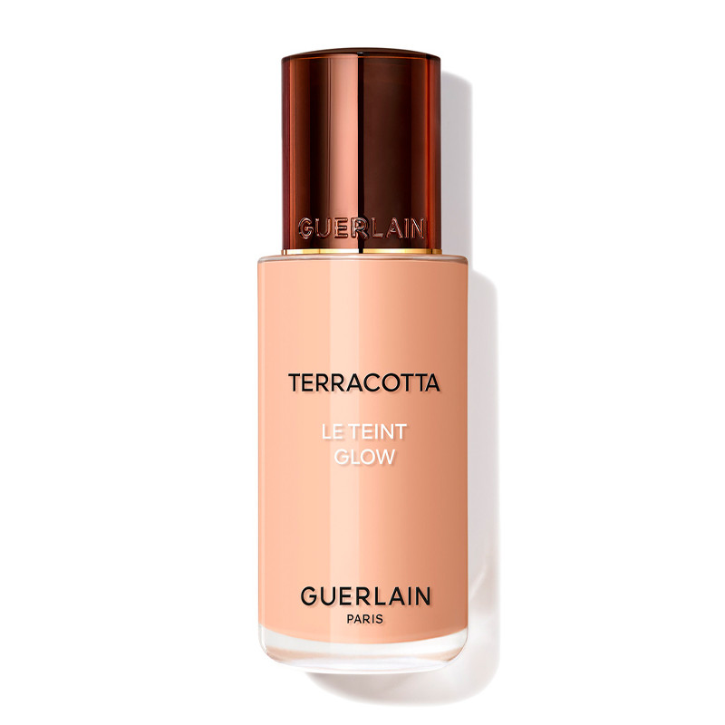 Guerlain Fondotinta Terracotta Le Teint Glow Fondotinta Luminosità Naturale a Lunga Tenuta 3C COOL / ROSÉ