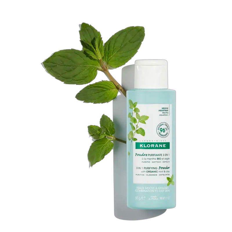 Klorane Trattamenti Viso Polvere purificante Polvere detergente per il viso