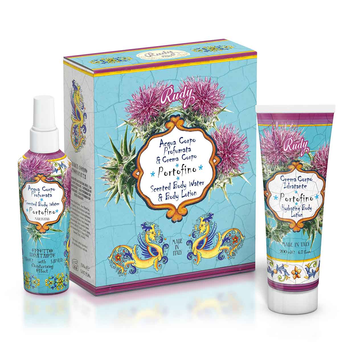 Set Rudy Portofino - Acqua corpo profumata 150 ml