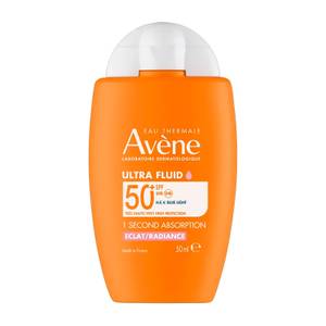 Avene Trattamenti Viso Ultra Fluid Radiance SPF 50+ Protezione Viso Alta per Pelli Sensibili