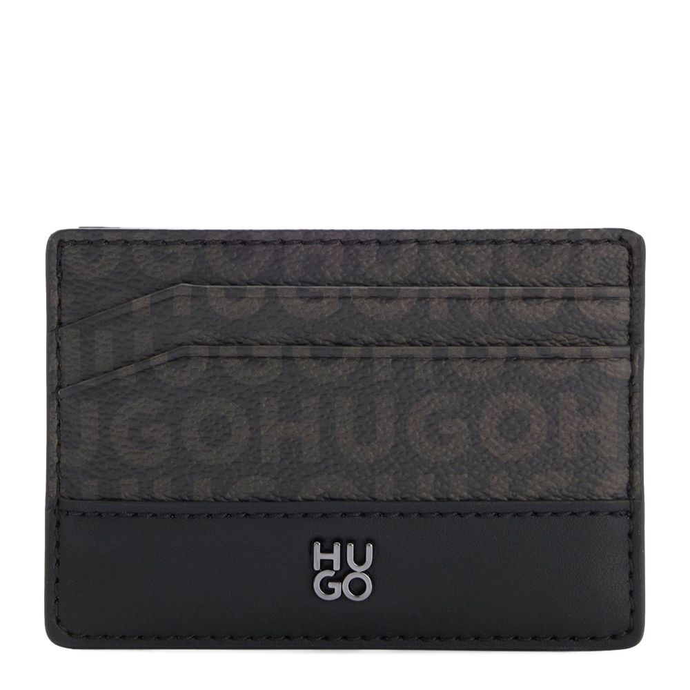 Hugo Boss Eyewear Portafogli e portamonete da uomo Porta carte con stampa monogramma e logo