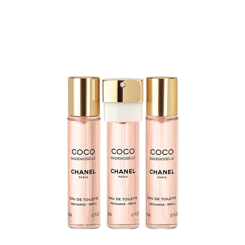 Coco Mademoiselle - Eau de Toilette - 3x20 ML Ricariche Twist & Spray