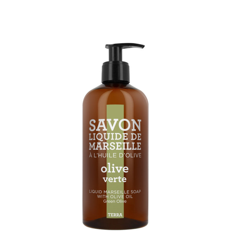 TERRA - Olive Verte Savon Liquide de Marseille 500 ML - 500 ML