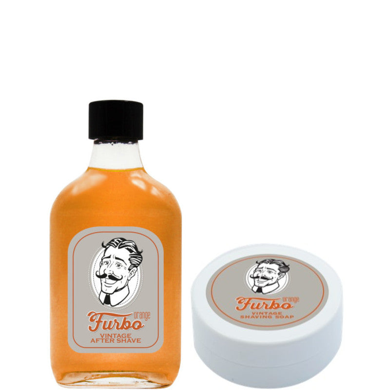 Sapone da rasatura + Lozione Dopobarba Vintage Orange Confezione 100 ML Sapone da Rasatura + - 100 ML Sapone da Rasatura + 200 ML Lozione Dopobarba