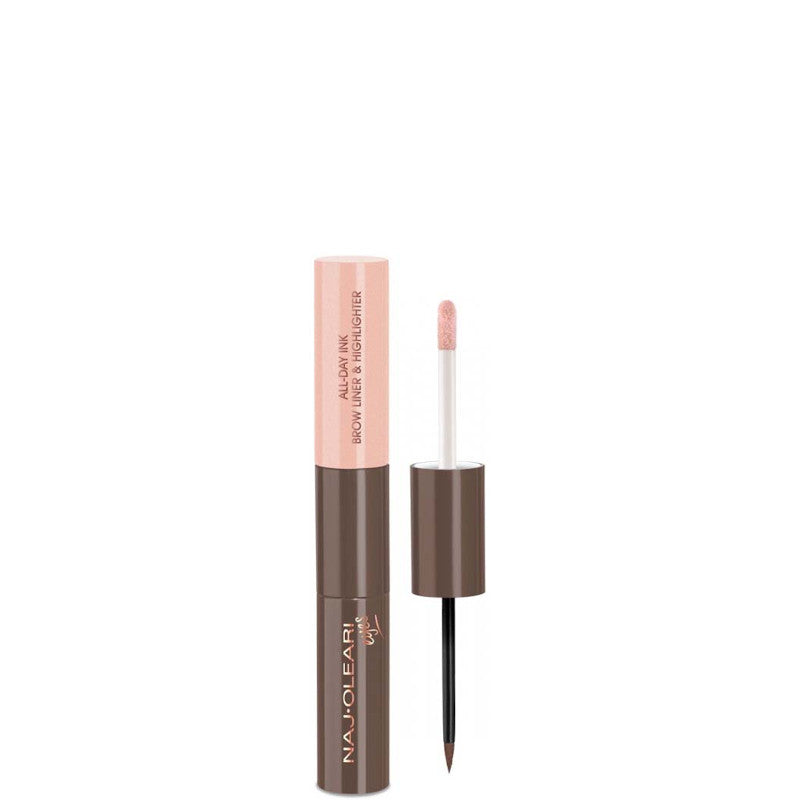 All-day Ink Brow Liner & Highlighter - Colore Sopracciglia e Illuminante - N. 02 Castane