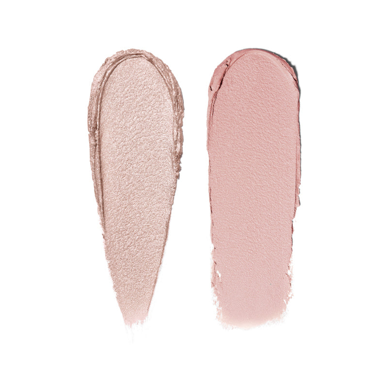 Dual-Ended Long-Wear Cream Shadow Stick - Platinum Pink Shimmer / Antique Rose Matte