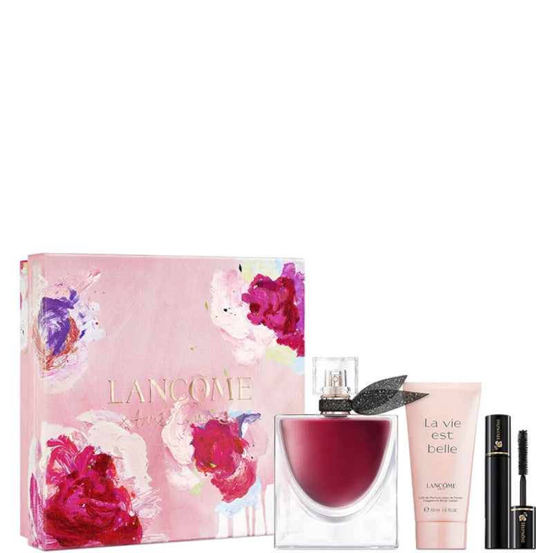 La Vie est belle Elixir Eau de Parfum Confezione - 50 ML Eau de Parfum + 50 ML Body Lotion + mini mascara Hypnose nero