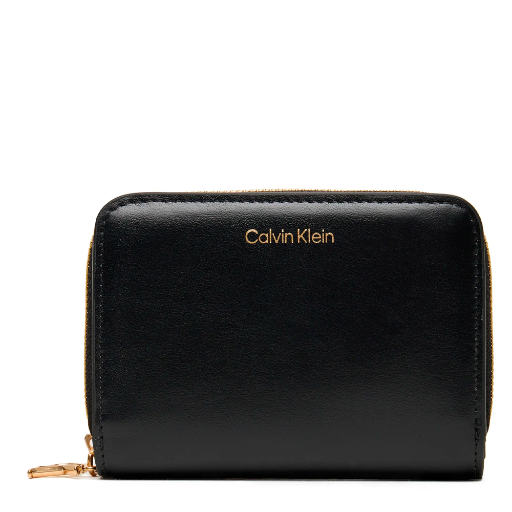Calvin Klein Jeans Portafogli e portamonete da donna Portafoglio medio in pelle con cerniera